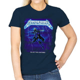 Blast The Lightning - Anytime - Womens T-Shirts RIPT Apparel Small / Navy