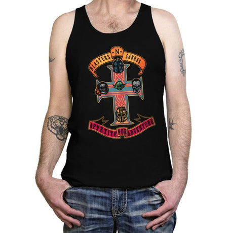 Blasters N' Sabres - Tanktop Tanktop RIPT Apparel X-Small / Black