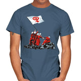 Blessed by the Fight - Mens T-Shirts RIPT Apparel Small / Indigo Blue