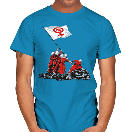 Blessed by the Fight - Mens T-Shirts RIPT Apparel Small / Sapphire