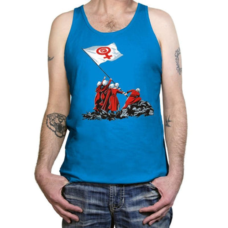 Blessed by the Fight - Tanktop Tanktop RIPT Apparel X-Small / Teal