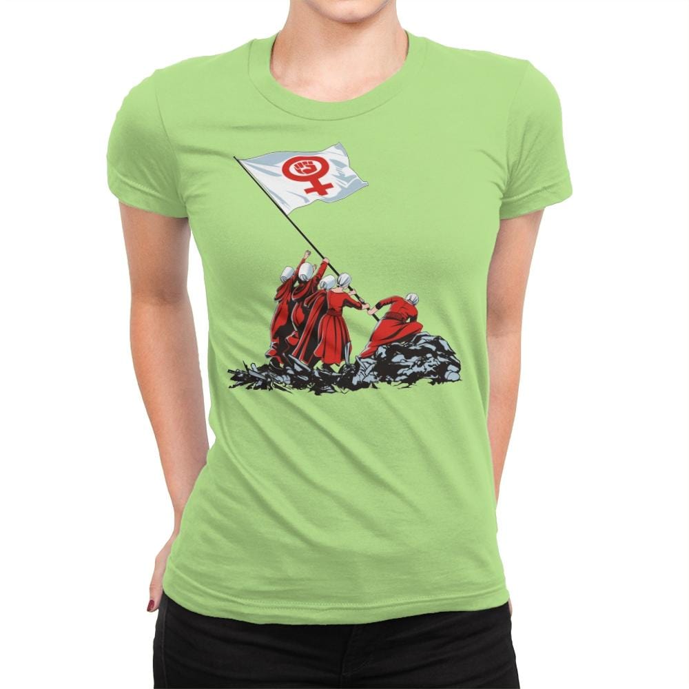 Blessed by the Fight - Womens Premium T-Shirts RIPT Apparel Small / Mint