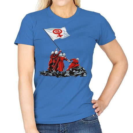 Blessed by the Fight - Womens T-Shirts RIPT Apparel Small / Iris