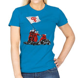 Blessed by the Fight - Womens T-Shirts RIPT Apparel Small / Sapphire