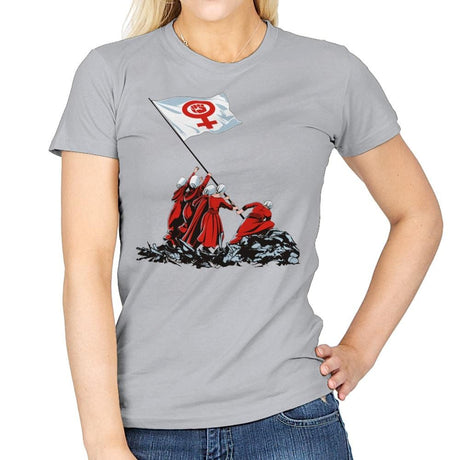 Blessed by the Fight - Womens T-Shirts RIPT Apparel Small / Sport Grey