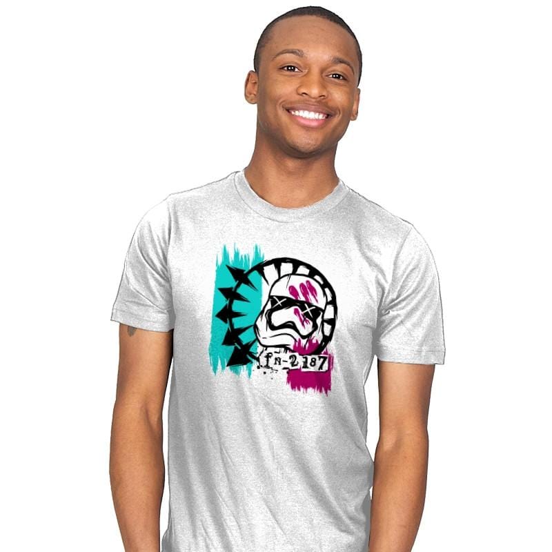 Bling-2187 - Mens T-Shirts RIPT Apparel Small / White
