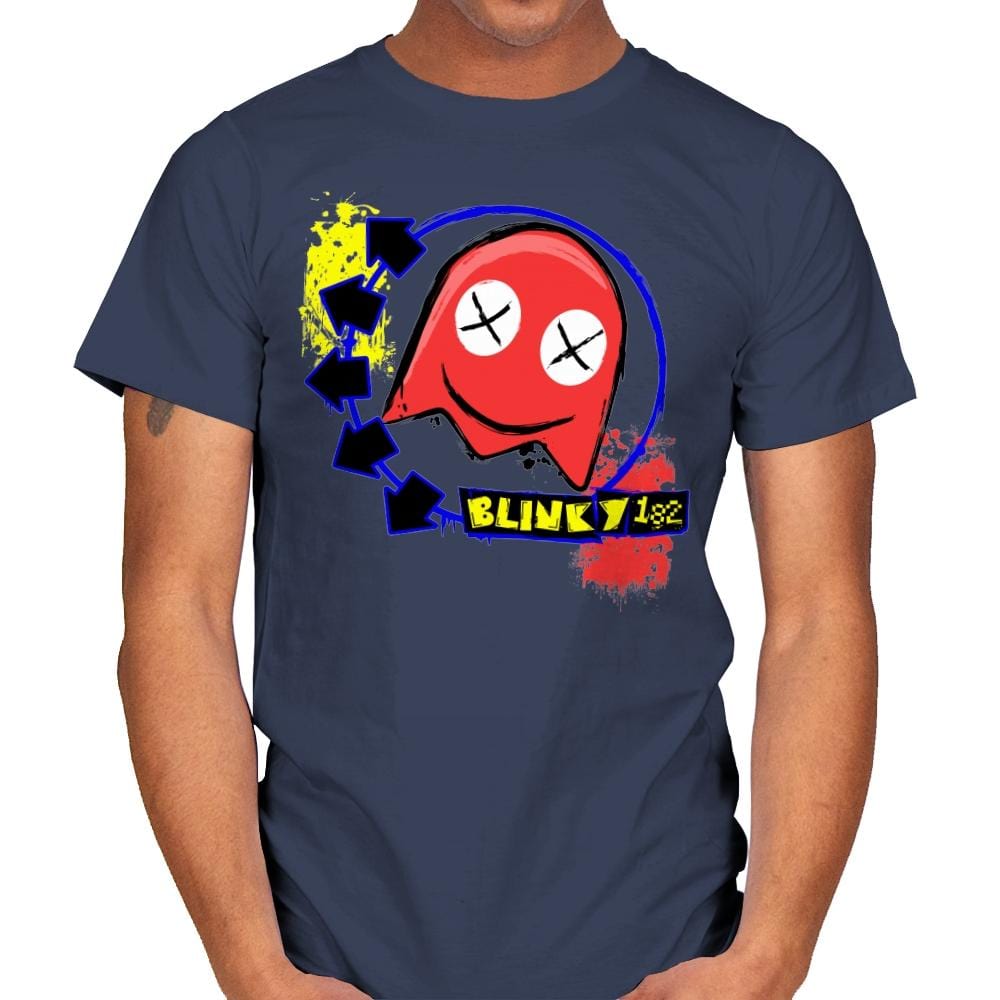 Blinky 182 - Mens T-Shirts RIPT Apparel Small / Navy