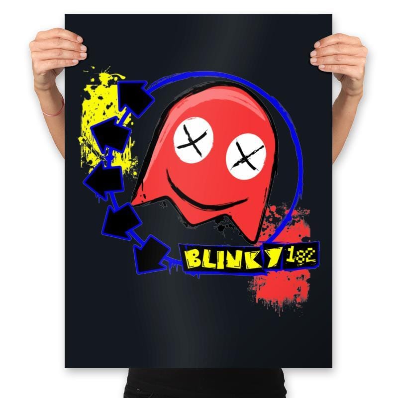 Blinky 182 - Prints Posters RIPT Apparel 18x24 / Black