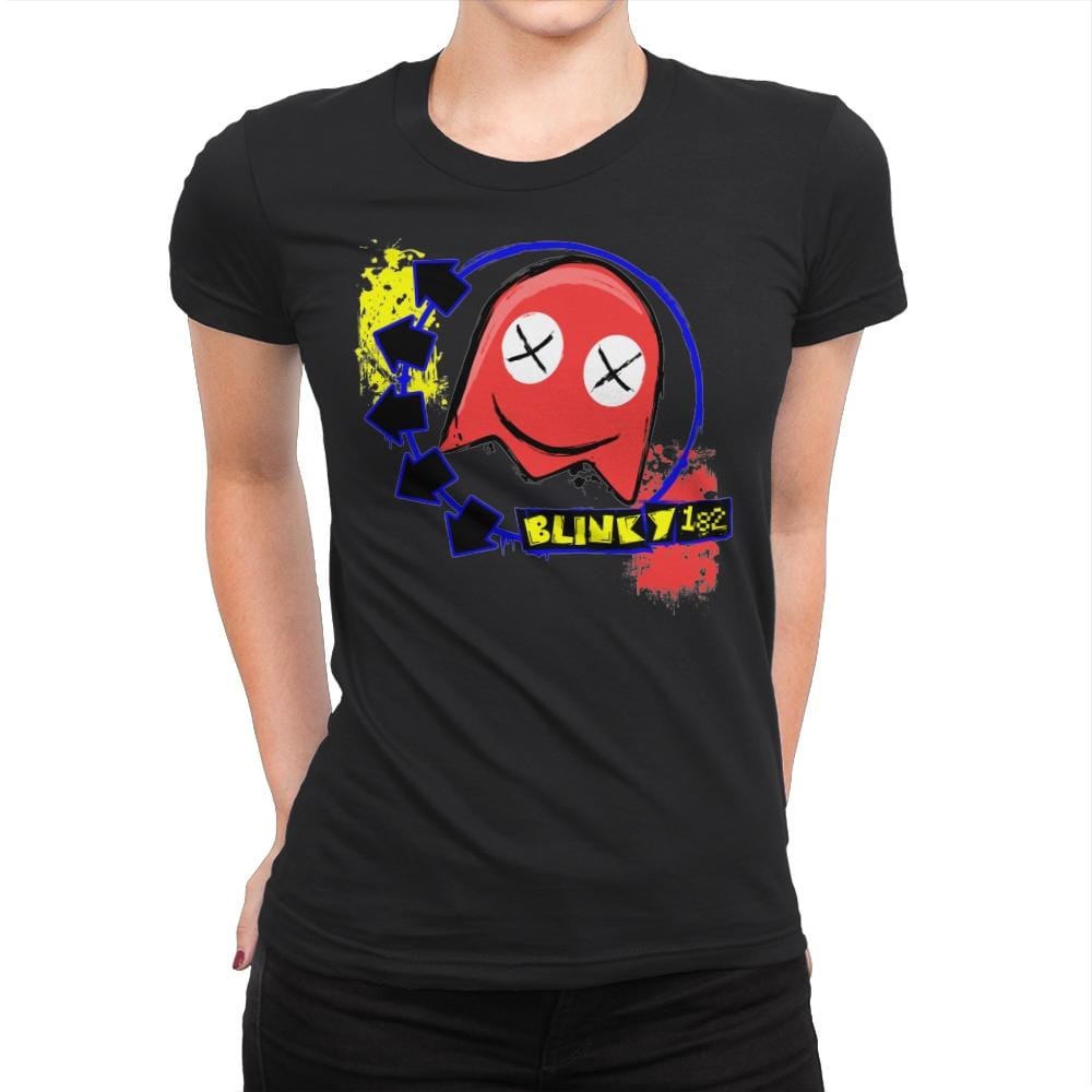 Blinky 182 - Womens Premium T-Shirts RIPT Apparel Small / Black