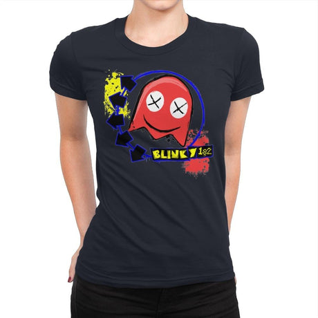 Blinky 182 - Womens Premium T-Shirts RIPT Apparel Small / Midnight Navy