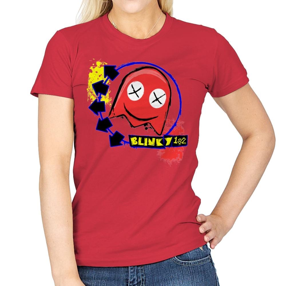 Blinky 182 - Womens T-Shirts RIPT Apparel Small / Red