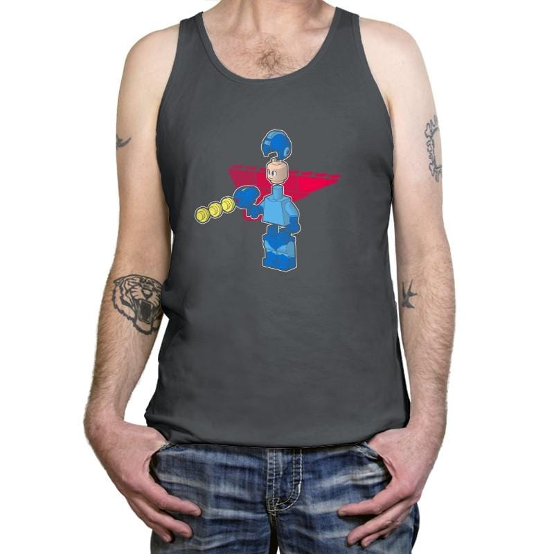 Block Man Exclusive - Tanktop Tanktop RIPT Apparel X-Small / Asphalt