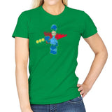 Block Man Exclusive - Womens T-Shirts RIPT Apparel Small / Irish Green