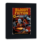 Bloody Fiction - Canvas Wraps Canvas Wraps RIPT Apparel 16x20 / Black