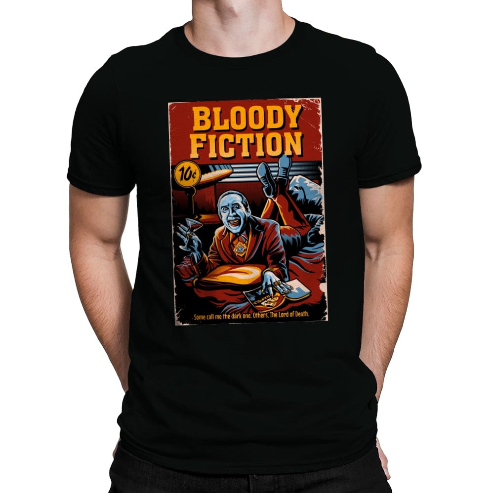 Bloody Fiction - Mens Premium T-Shirts RIPT Apparel Small / Black
