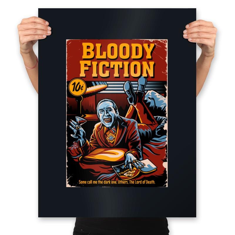Bloody Fiction - Prints Posters RIPT Apparel 18x24 / Black