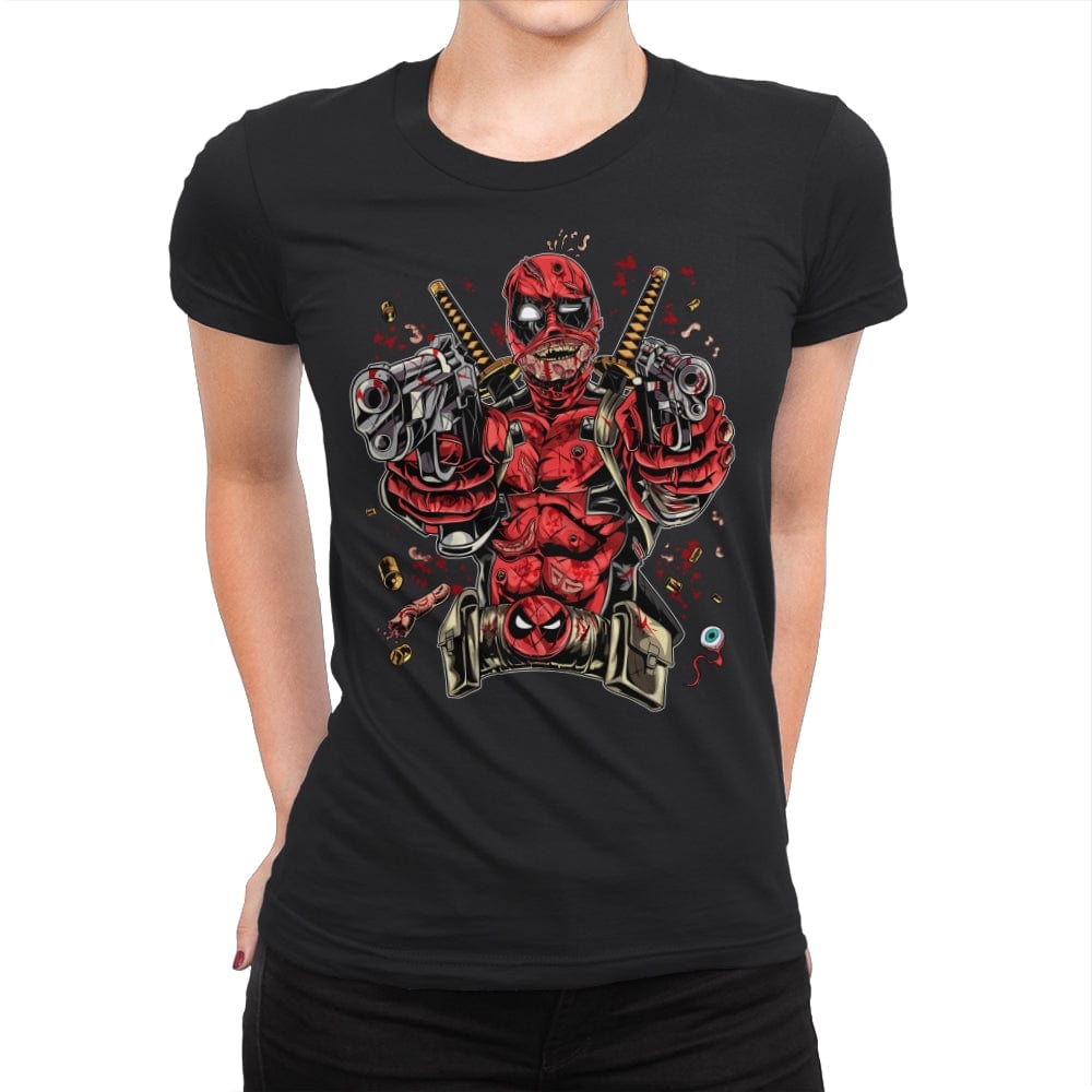 Bloody Mercenary - Womens Premium T-Shirts RIPT Apparel Small / Black