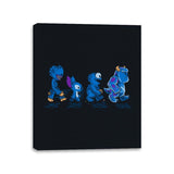 Blue Beast Road - Canvas Wraps Canvas Wraps RIPT Apparel 11x14 / Black