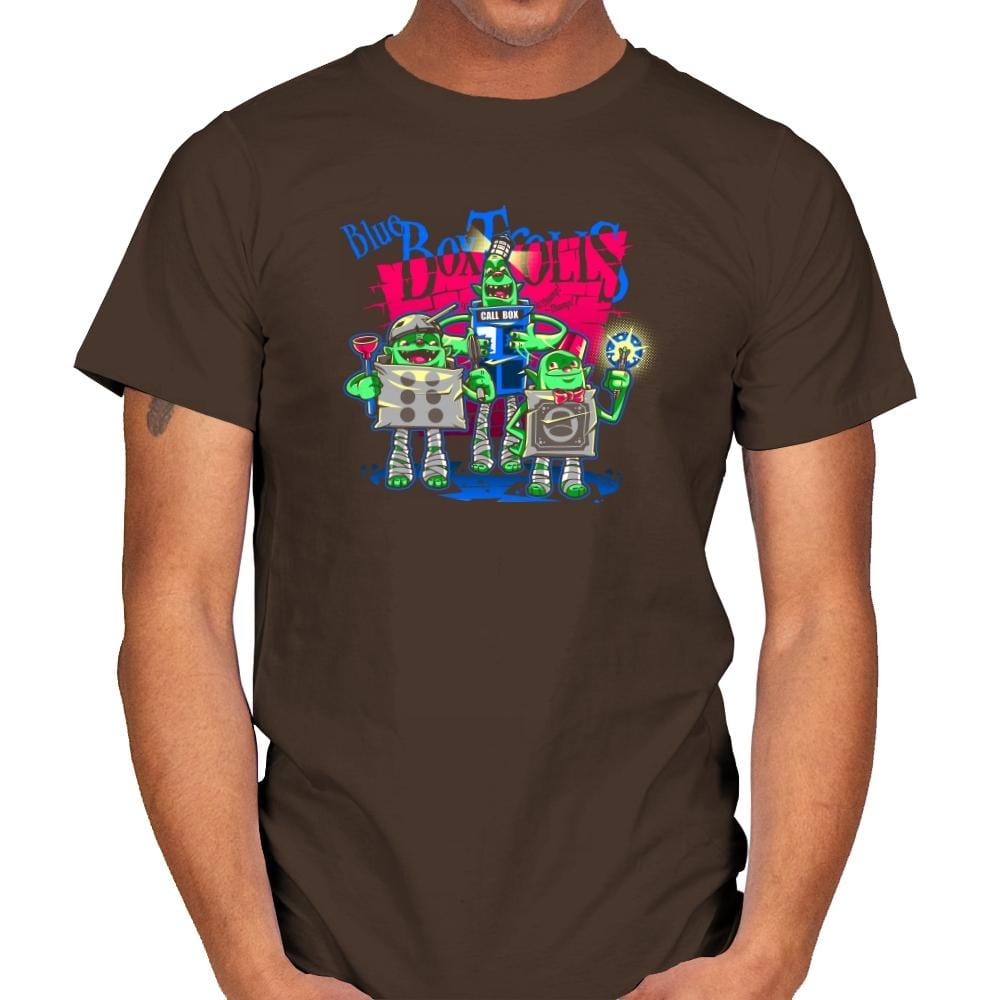 Blue Box Trolls Exclusive - Mens T-Shirts RIPT Apparel Small / Dark Chocolate