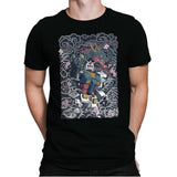 Blue Dragon - Mens Premium T-Shirts RIPT Apparel Small / Black