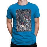 Blue Dragon - Mens Premium T-Shirts RIPT Apparel Small / Turqouise