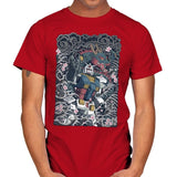 Blue Dragon - Mens T-Shirts RIPT Apparel Small / Red