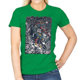 Blue Dragon - Womens T-Shirts RIPT Apparel Small / Irish Green