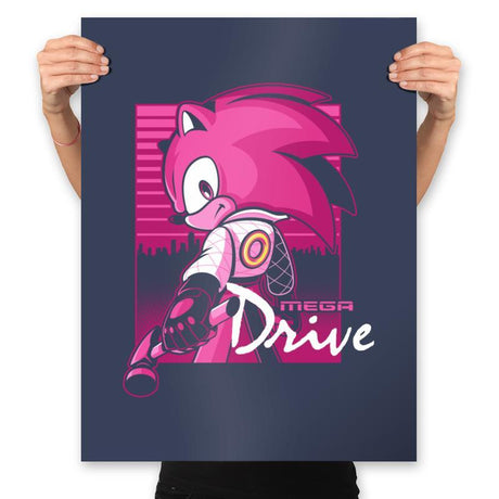 Blue Driver - Prints Posters RIPT Apparel 18x24 / Navy