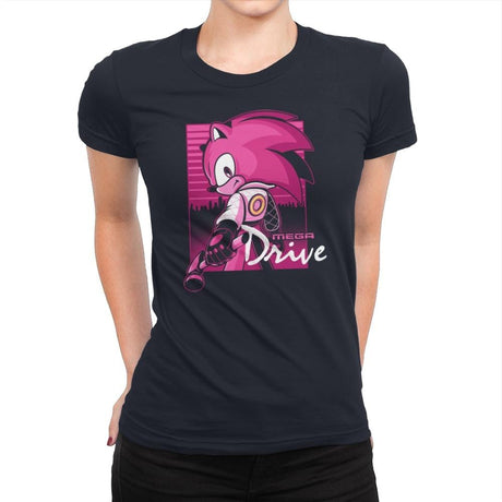 Blue Driver - Womens Premium T-Shirts RIPT Apparel Small / Midnight Navy