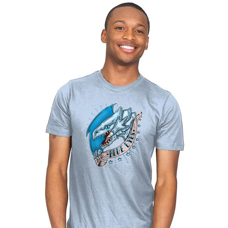 Blue Eyes - Mens T-Shirts RIPT Apparel Small / Baby Blue