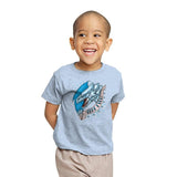 Blue Eyes - Youth T-Shirts RIPT Apparel X-small / Light blue