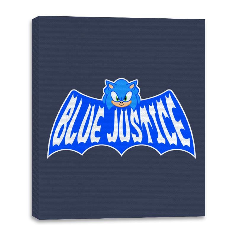 Blue Justice - Canvas Wraps Canvas Wraps RIPT Apparel 16x20 / Navy