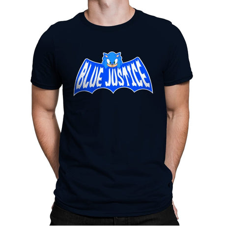 Blue Justice - Mens Premium T-Shirts RIPT Apparel Small / Midnight Navy