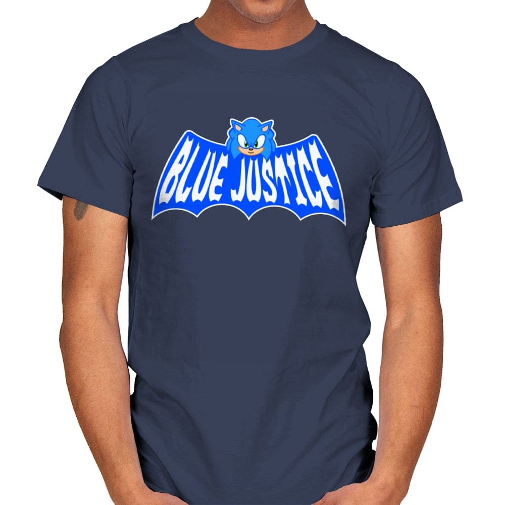 Blue Justice - Mens T-Shirts RIPT Apparel Small / Navy