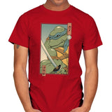 Blue Kame Ninja - Mens T-Shirts RIPT Apparel Small / Red