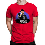 Blue Meth Redemption - Mens Premium T-Shirts RIPT Apparel Small / Red