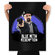 Blue Meth Redemption - Prints Posters RIPT Apparel 18x24 / Black