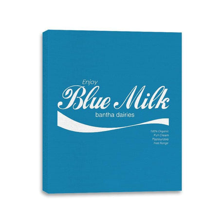 Blue Milk - Canvas Wraps Canvas Wraps RIPT Apparel 11x14 / Sapphire
