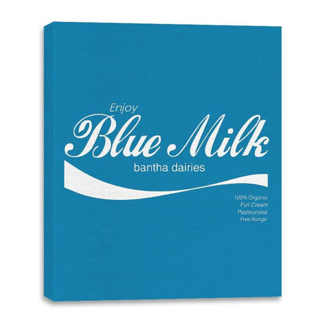 Blue Milk - Canvas Wraps Canvas Wraps RIPT Apparel 16x20 / Sapphire