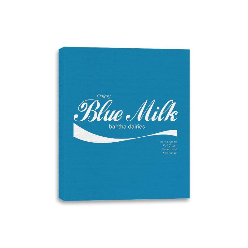 Blue Milk - Canvas Wraps Canvas Wraps RIPT Apparel 8x10 / Sapphire