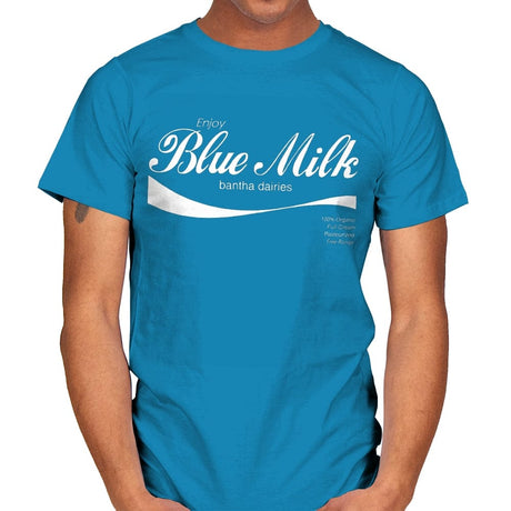 Blue Milk - Mens T-Shirts RIPT Apparel Small / Sapphire