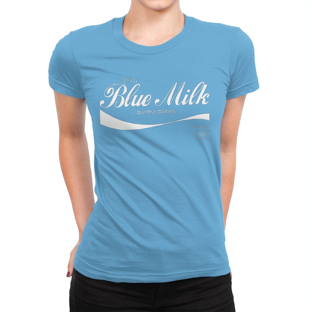 Blue Milk - Womens Premium T-Shirts RIPT Apparel Small / Turquoise