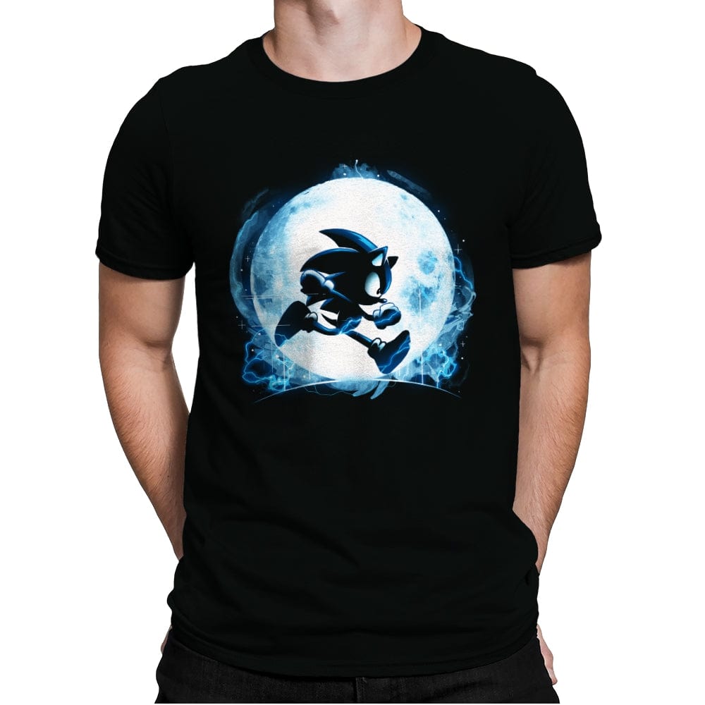 Blue Moon - Mens Premium T-Shirts RIPT Apparel Small / Black