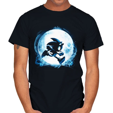 Blue Moon - Mens T-Shirts RIPT Apparel Small / Black