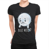 Blue Moon Mood - Womens Premium T-Shirts RIPT Apparel Small / Black