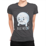 Blue Moon Mood - Womens Premium T-Shirts RIPT Apparel Small / Heavy Metal