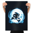 Blue Moon - Prints Posters RIPT Apparel 18x24 / Black