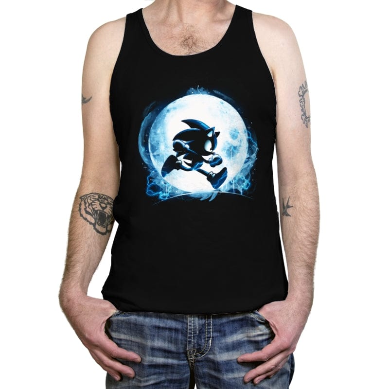 Blue Moon - Tanktop Tanktop RIPT Apparel X-Small / Black