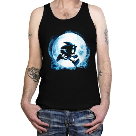 Blue Moon - Tanktop Tanktop RIPT Apparel X-Small / Black