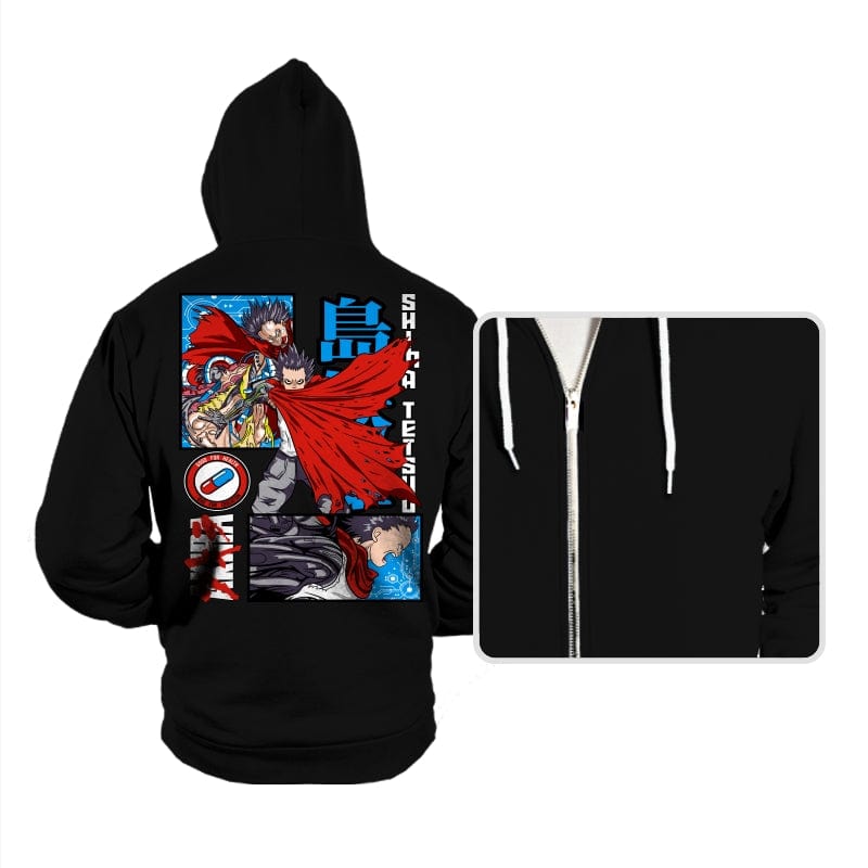 Blue Pill Tetsuo  - Hoodies Hoodies RIPT Apparel Small / Black